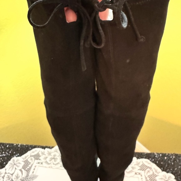 Stuart Weitzman Women's Black Over-the-Knee Boots - Picture 4 of 17